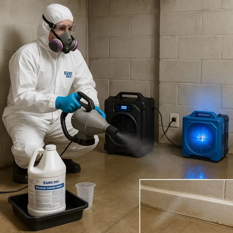 Sanitization and Odor Removal process in Easton, CT