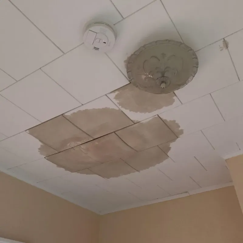 Ceiling Water Damage Repair in Easton, CT