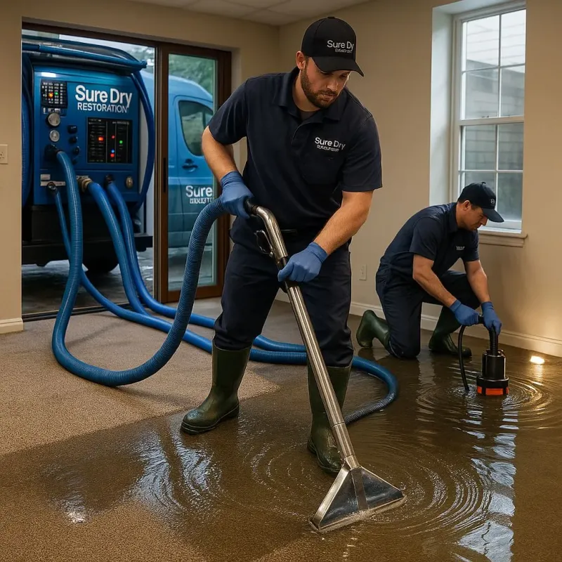 Water Extraction and Removal process in Easton, CT